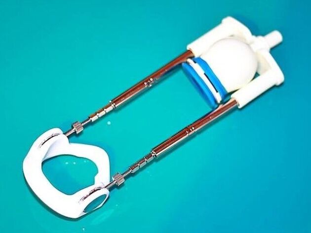 Um den Phallus zu verlängern, können Sie ein spezielles Gerät, einen Extender, verwenden.